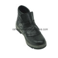 Chaussure de sécurité professionnel mi-coupe plein cuir pour soudeurs (HQ05049)
